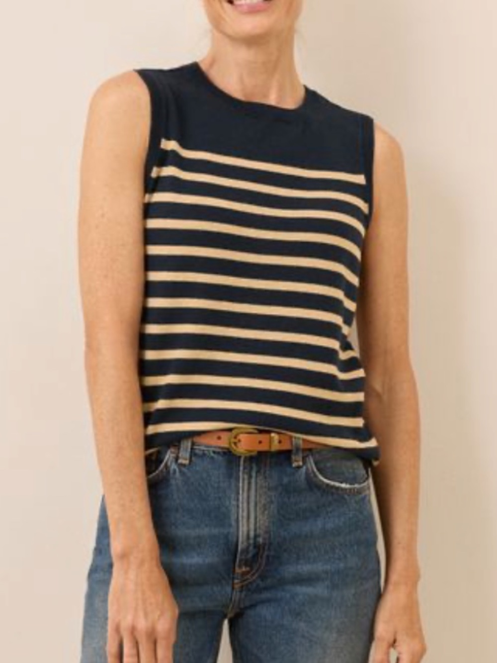 Pact Organic Classic Fine Knit Shell Size XS
